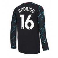 Billiga Manchester City Rodri Hernandez #16 Tredje fotbollskläder 2023-24 Långärmad